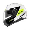Schuberth C5 Eclipse Motorhelm -Motoraccessoires c5 eclipse wit geel detail 4 18eb
