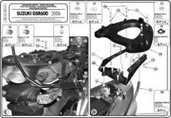 GIVI SR116 Topkofferrek Monokey Suzuki GSR 600 (06-11)