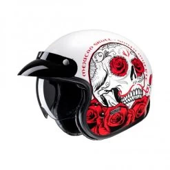 HJC V31 Desto Motorhelm -Motoraccessoires hjc v31 desto wit rood 1 5488