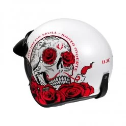 HJC V31 Desto Motorhelm -Motoraccessoires hjc v31 desto wit rood 4 d25c