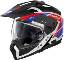 Nolan N70-2 X Grandes Alpes Motorhelm -Motoraccessoires n70 2 x grandes alpes n com m.white 26 69db