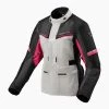 Rev'it Outback 3 Ladies Motorjas -Motoraccessoires revit outback 3 ladies motorjas zwart wit roze 22ff