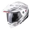 Scorpion ADX-2 Carrera Motorhelm -Motoraccessoires scorpion adx 2 carrera wit zilver f068