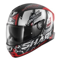 Shark Skwal 2 LED Noxxys Motorhelm -Motoraccessoires shark skwal 2 led noxxys zilver rood 525b