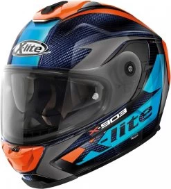 X-Lite X-903 Ultra Carbon Nobiles Motorhelm -Motoraccessoires x903 uc nobiles n com carbon t.blue 30 e101